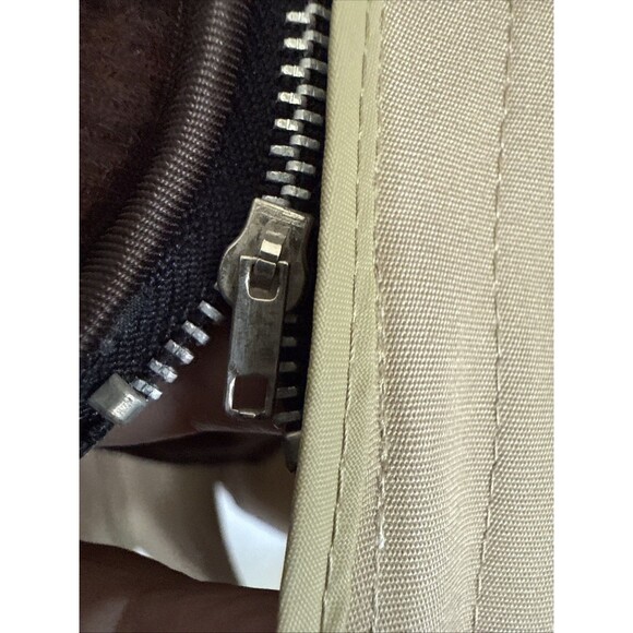 Men London Fog Trench Coat Double Breasted 42 R Zip out Faux Fur Liner $450MSRP - Picture 5 of 15